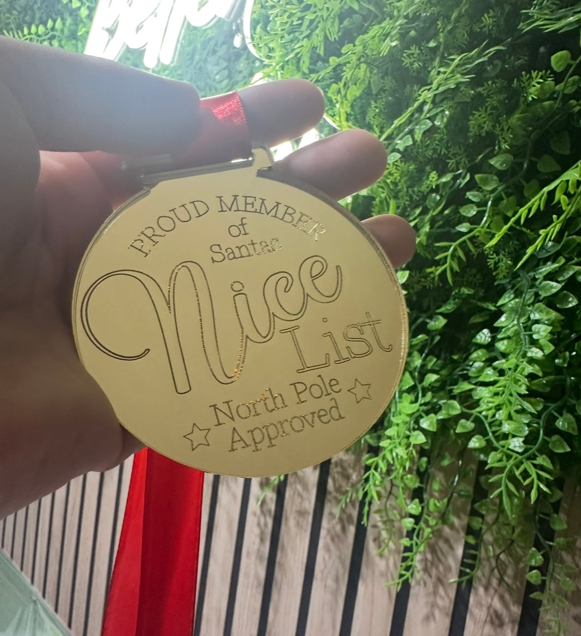 Official Santa’s Nice List Medal – North Pole Approved